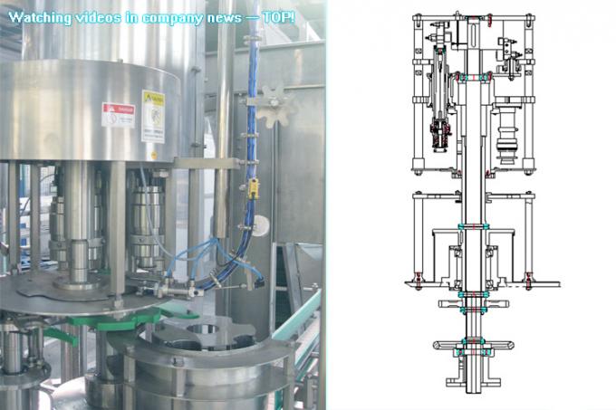 Les machines pures économiseuses d'énergie de production d'eau en bouteille avec le PLC commandent/remplissages rotatoires